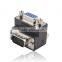 VGA 15 Pin Male To Female M/F 90 degree Right Angle Adapter Cord Monitor Connector