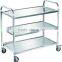 3-layer Stainless Steel Commercial Kitchen Dinning Cart GR-704