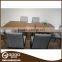 Dining Room Folding Table Solid Wood Chair Set