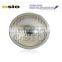 7' Round headlight Black Iron Semi Sealed Beam 12V/24V Auto Halogen Lamp Install H4 or HID H4 Xenon Bulb