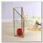 Brass Copper Bronze Rose Gold Silver Plated jewelry stand~ Bouquet Stand- Crystal Moments - glass geometric crystal flower stand