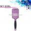 MY GIRL ABS material soft rubber air cushion square hair brush crystal diamond brush scalp massage brush