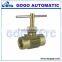 China manufacture high grade brass angle stop valve with pex