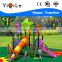 stainless steel tube slide plastic swing for kids outdoor playground animal sculpture
