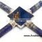 Agate Energy Generator : with Engraved "OM" : Lapis Agate Energy Generator