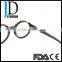 Fashionable Retro Round Buffalo Horn Eyewear Custom Logo Buffalo Horn Eyeglasses