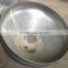 large carbon steel round shell,conical dish head for pressure vessel