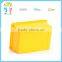 High end 100% new pp safety round edge design plastic box kids toys storage box