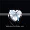 X121C European Hot Sale DIY Heart Love Charm