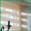 China manufacturer Zebra blinds double layer roller blinds fabric