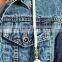 man denim vintage wash hoodie jeans jacket denim jacket with hood(LOTJ209)