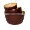 Spun Tear Drop Bamboo Bowl (july@exporttop.com)