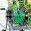 wheeled metal garden water hose reel cart