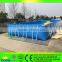 Above Ground Bracket Swimming Pool Durable PVC Metal Bracket Swimming Pool