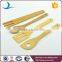 Fashionable bamboo cooking spatula set