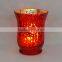 New design electroplated glass candle jars for Christmas decoration