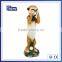 60CM polyresin Solar Powered animal shaped Meerkat garden light with 1 bright white LED