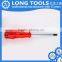 Hot sale double color handle stainless steel precision slotted screwdriver