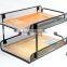 Office Desk Organizer Metal Stationery 2-Tier Staking Document Tray/File Tray/Letter Tray