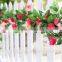 home fence decorative flower rattan artificial silk flower vine