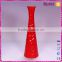 Red glazed ceramic tall vases for wedding centerpieces