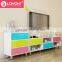 Hot sale home furniture Mordern Simple MDF wood TV Media Stand with drawer storage cabinet