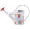 High quality Full Color Printing Metal Flower Planter / Metal Watering Can