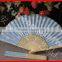 Personalized bamboo paper fan full color printing