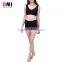 fitness clothing black sports bra set gym wear custom