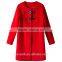 Latest fashion Stye single breasted Women dress Wool Coat for winter