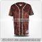 100% polyester game baseball wear sublimation club baseball jerseys team baseball shirts