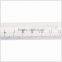 Kearing Multi Use Aluminum L Shaped Garment Ruler 35 cm / 60 cm Imperial 14'' & 24'' #5324A
