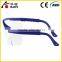 Adjustable blue frame safety glasses with transparent lens,eyewear manufacturer
