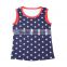 2017 Summer Style Childrens' Garments Boys/Girls Boutique Clothes Sets Children Plain Tops/ Baby Patriotic t Shirts