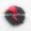 Myfur Wholesale Raccoon Fur Pompom Woman Accessories Plush Pompom Ball