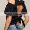 Runwaylover EY2210B New Style 2017 Ladies Fashion Off=Shoulder T-Shirts