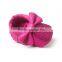 High quality pu sequin baby moccasins