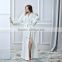 2017 new design long bathrobe sexy housewear for adult