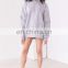 2017 Hot Sale Women Heather Grey Hoodies Mini Logo Hoodies Sweatshirt