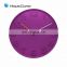 Casual Formal Glass Lens Battery Silicone Wall Clock