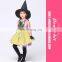 Halloween Kids Dance Costumes Children Fancy Yellow Witch Costumes