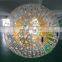 Hit hight quality 100% PVC/TPU inflatable zorb ball giant human size hamster ball grass ball for sale for commercial