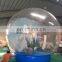 2018 New design PVC inflatable christmas globe, transparent snow bubble ball, inflatable globle ball