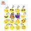 HOT SALE Doll Lovely Decor Gift 2" Emoji Stuffed Emoticon Plush Keychain Toy