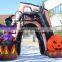 halloween inflatable arch with pumpkin and ghost