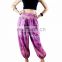 NAPAT Front Pocket Woven High Waist Printed Cotton Loose Pants for Ladies Wholesale