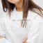 Wholesale Garment From China Raglan Sleeves Crew Neck Sweatshirt With Fitted Trims