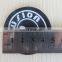 Custom round woven embroidery label tag for clothing