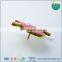 2016 Newest Custom Oval Shape Permanent Adhesive Metal Label For Handbag