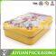 colored tin, Playing cards custom design tin box with hinged lid and